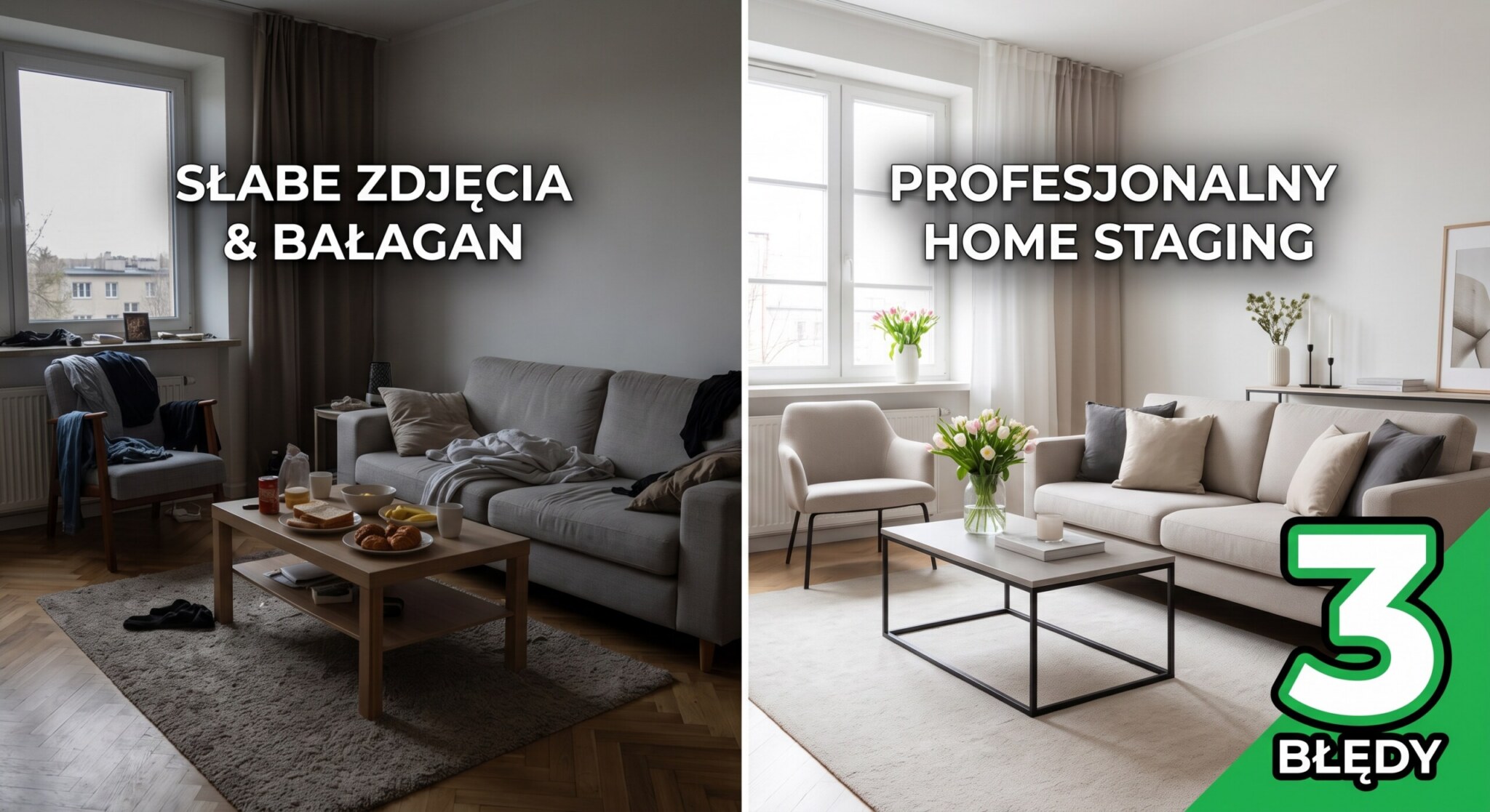 Trzy błędy, przez które mieszkanie nie może się sprzedać